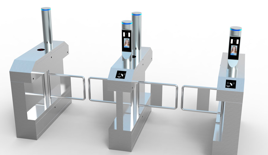 東信小鋼炮人臉識別閘機通道系統效果圖
