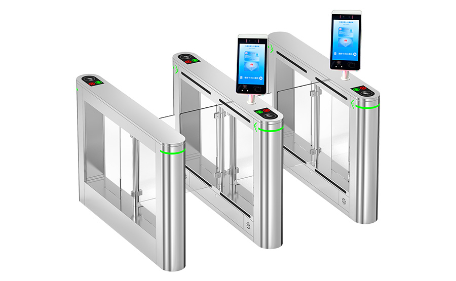 智慧人社一卡通人證識別通道系統